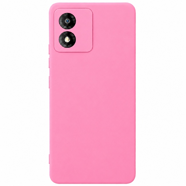 Μαλακή θήκη σιλικόνης για Moto E13 - ροζ