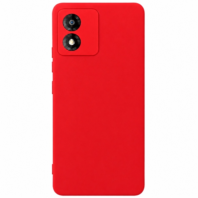 Μαλακή θήκη σιλικόνης για Moto E13 - κόκκινη