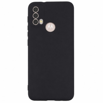 Soft Silicone Case for Moto E40 - Black