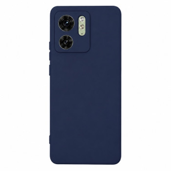Soft Silicone Case for Moto EDGE 40 - Navy Blue