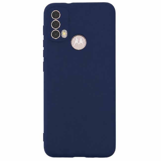 Μαλακή θήκη σιλικόνης για Moto E40 - μπλε ναυτικό