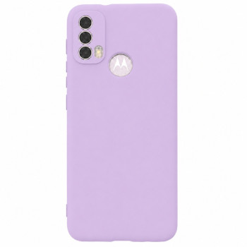 Soft Silicone Case for Moto E40 - Lilac