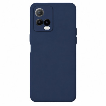 Soft Silicone Case for Moto EDGE 30 FUSION - Navy Blue