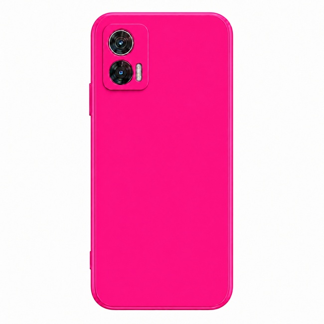Μαλακή θήκη σιλικόνης για Moto EDGE 30 NEO - φούξια