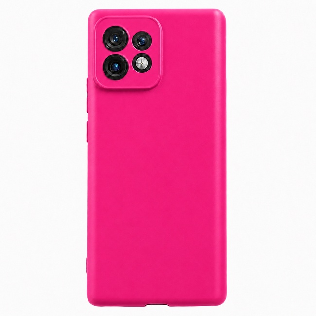 Μαλακή θήκη σιλικόνης για Moto EDGE 40 Pro - φούξια
