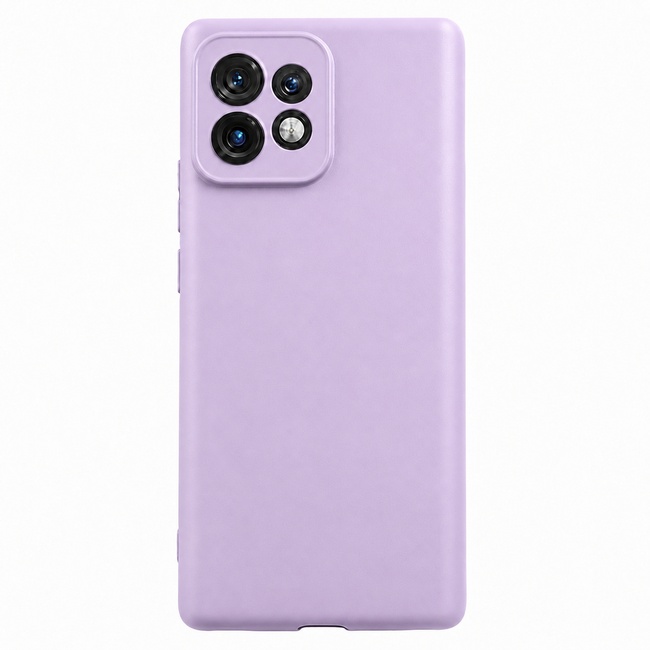 Μαλακή θήκη σιλικόνης για Moto EDGE 40 Pro - λιλά
