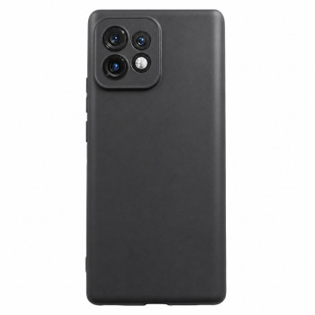 Soft Silicone Case for Moto EDGE 40 Pro - Black