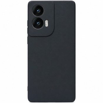 Soft Silicone Case for Moto EDGE 50 FUSION - Black