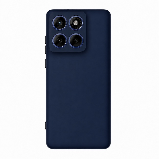 Μαλακή θήκη σιλικόνης για Moto EDGE 60 Pro 5G - μπλε ναυτικό