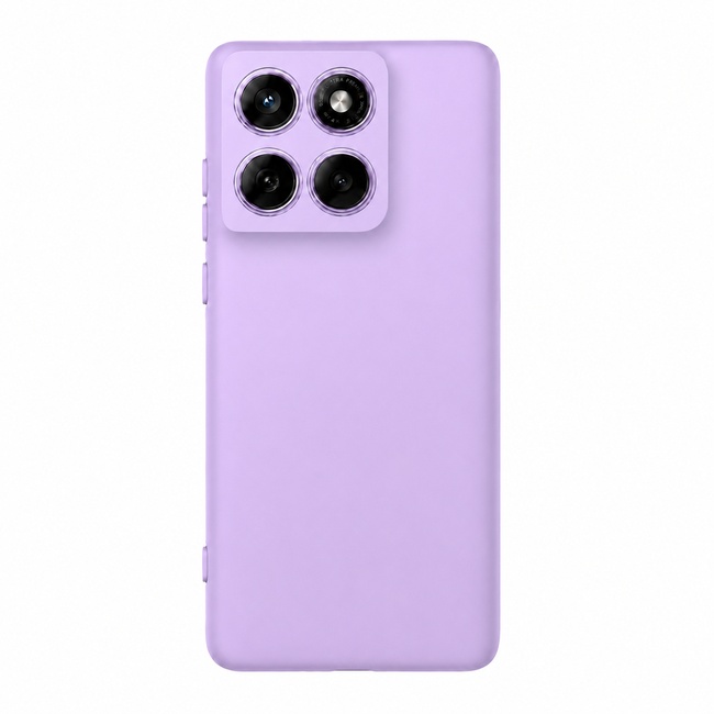 Μαλακή θήκη σιλικόνης για Moto EDGE 70 FUSION - λιλά