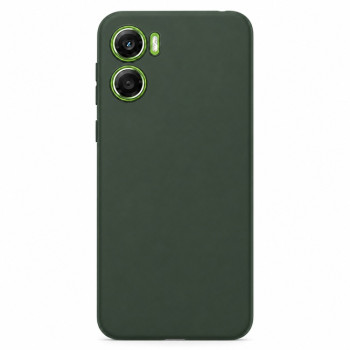 Soft Silicone Case for Moto G06 - Green