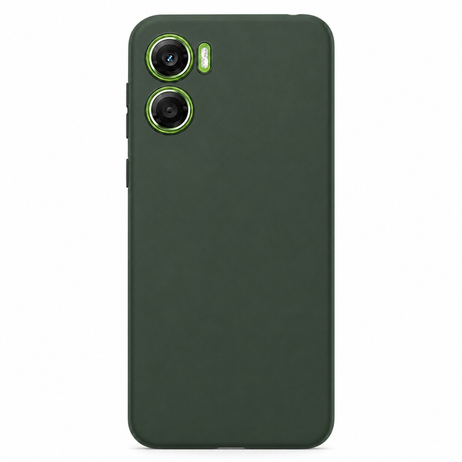 Μαλακή θήκη σιλικόνης για Moto G06 - πράσινη