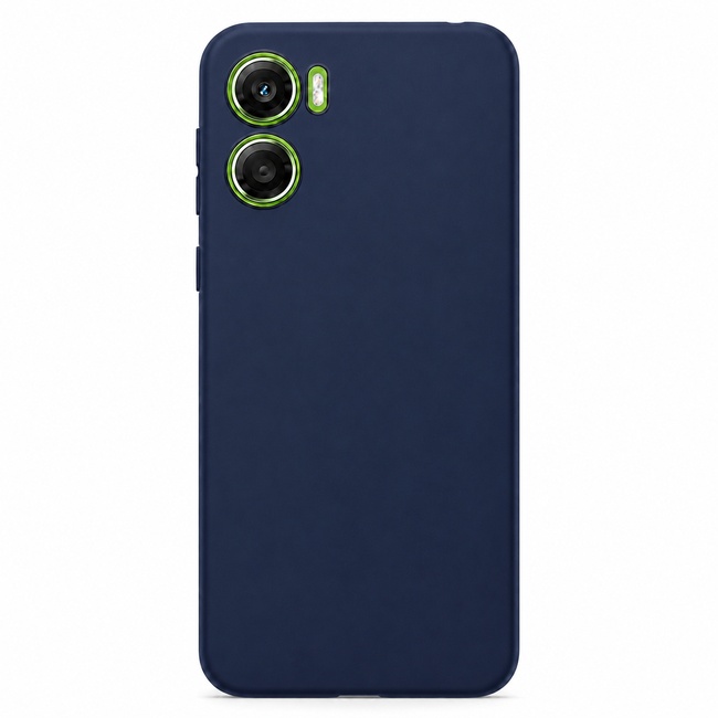 Μαλακή θήκη σιλικόνης για Moto G06 - μπλε ναυτικό