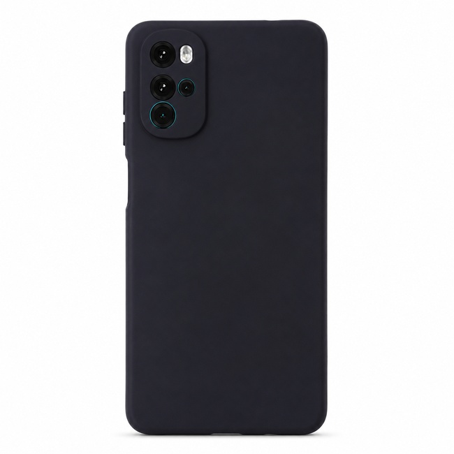 Μαλακή θήκη σιλικόνης για Moto G22 - μαύρη