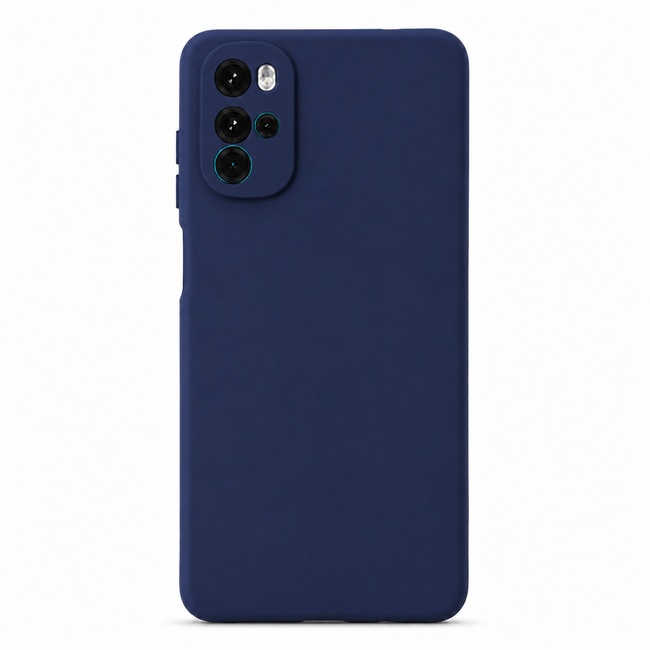 Μαλακή θήκη σιλικόνης για Moto G22 - μπλε ναυτικό