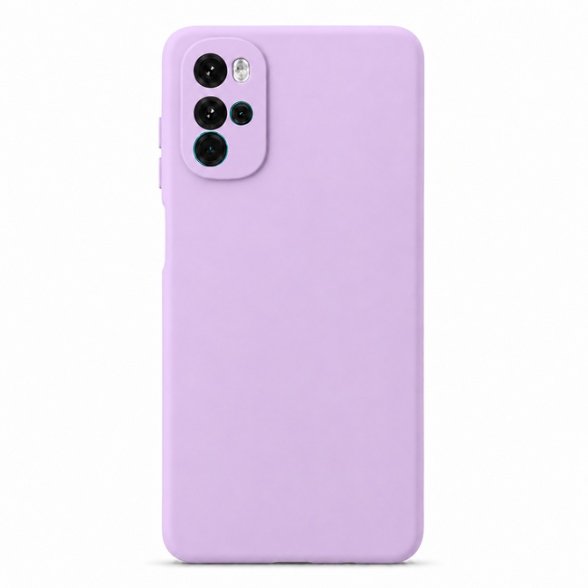 Μαλακή θήκη σιλικόνης για Moto G22 - λιλά