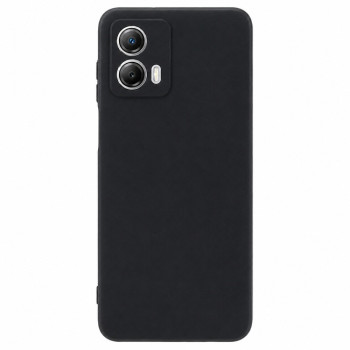 Soft Silicone Case for Moto G53 - Black