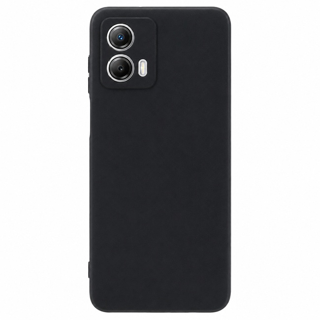 Μαλακή θήκη σιλικόνης για Moto G53 - μαύρη