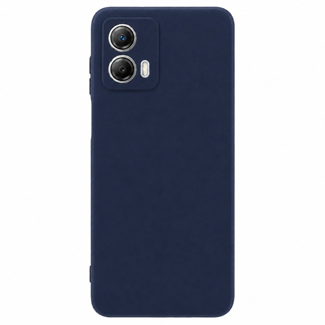 Μαλακή θήκη σιλικόνης για Moto G53 - μπλε ναυτικό