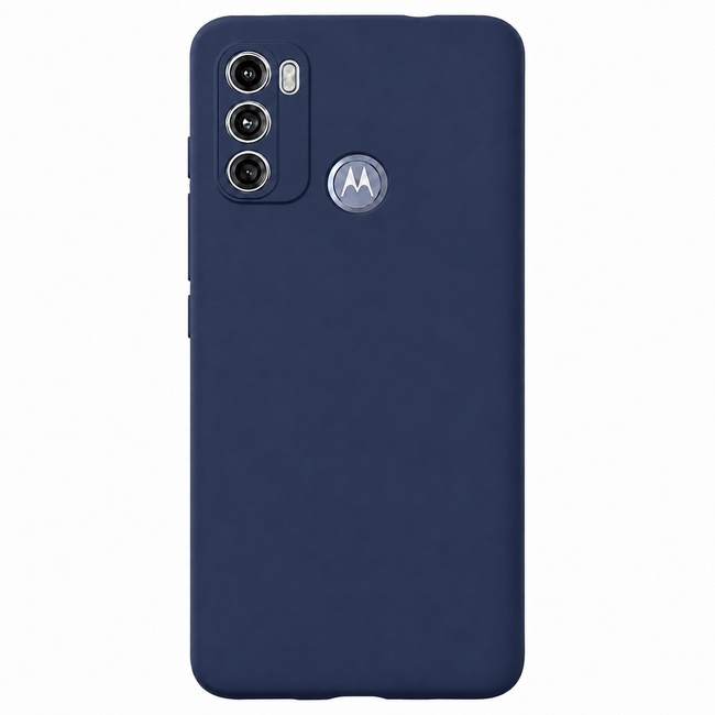 Μαλακή θήκη σιλικόνης για Moto G60 - μπλε ναυτικό