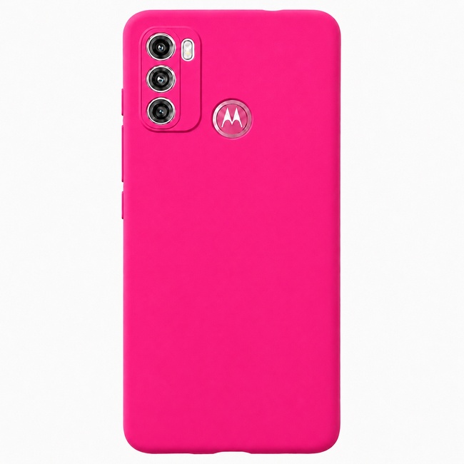 Μαλακή θήκη σιλικόνης για Moto G60 - φούξια