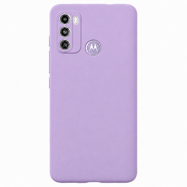 Μαλακή θήκη σιλικόνης για Moto G60 - λιλά