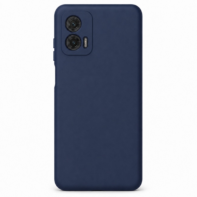 Μαλακή θήκη σιλικόνης για Moto G73 - μπλε ναυτικό
