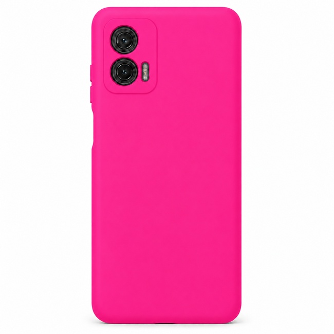 Μαλακή θήκη σιλικόνης για Moto G73 - φούξια