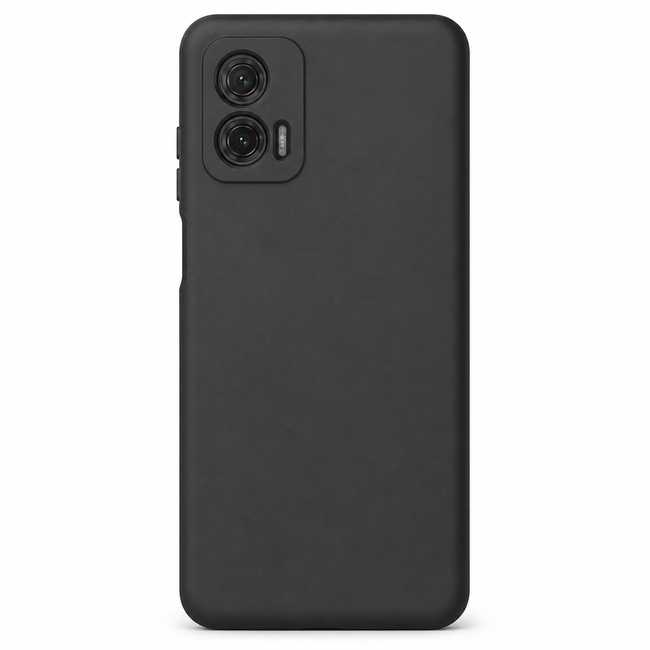 Μαλακή θήκη σιλικόνης για Moto G73 - μαύρη