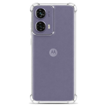 Διάφανη θήκη σιλικόνης για Motorola Moto G85 5G - διάφανη