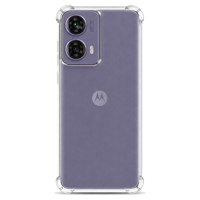 Διάφανη θήκη σιλικόνης για Motorola Moto G85 5G - διάφανη