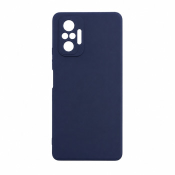Soft Silicone Case for Xiaomi Redmi Note 10 Pro - Navy Blue