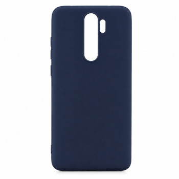 Soft Silicone Case for Xiaomi Redmi Note 8 Pro - Navy Blue