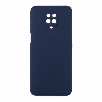 Soft Silicone Case for Xiaomi Redmi Note 9S - Navy Blue