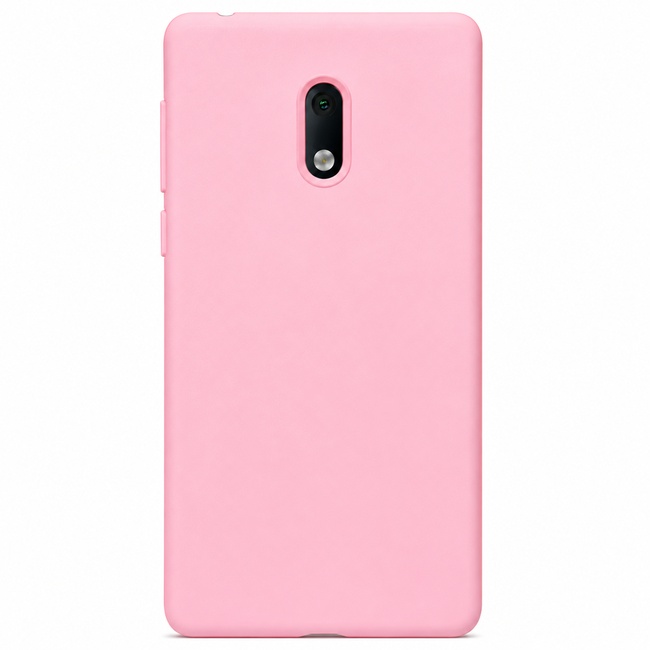 Θήκη σιλικόνης για Nokia 3 - ροζ
