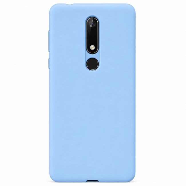 Θήκη σιλικόνης για Nokia 5.1 - γαλάζια