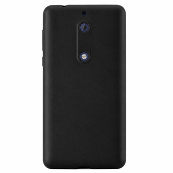 Θήκη σιλικόνης για Nokia 5 - μαύρη