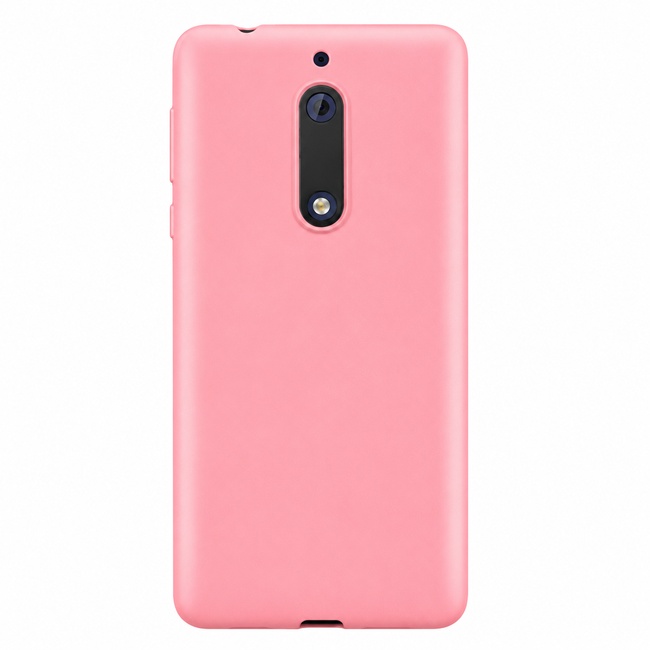 Θήκη σιλικόνης για Nokia 5 - ροζ