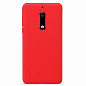 Θήκη σιλικόνης για Nokia 6 - κόκκινη