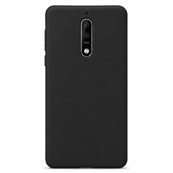 Θήκη σιλικόνης για Nokia 8 - μαύρη