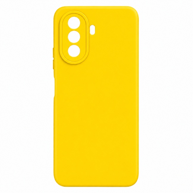 Μαλακή θήκη σιλικόνης για Huawei Nova Y70 - κίτρινη