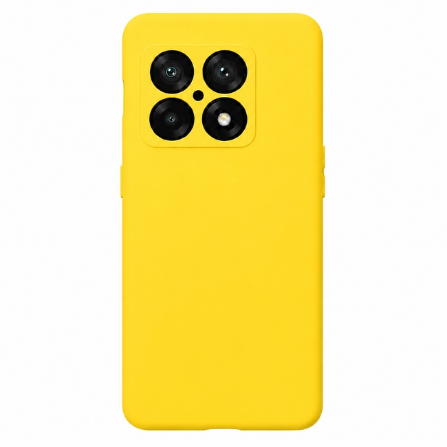Soft Silicone Case for OnePlus 10 Pro - Yellow