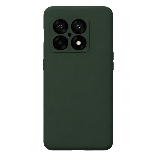 Μαλακή θήκη σιλικόνης για OnePlus 10 Pro - σκούρο πράσινο