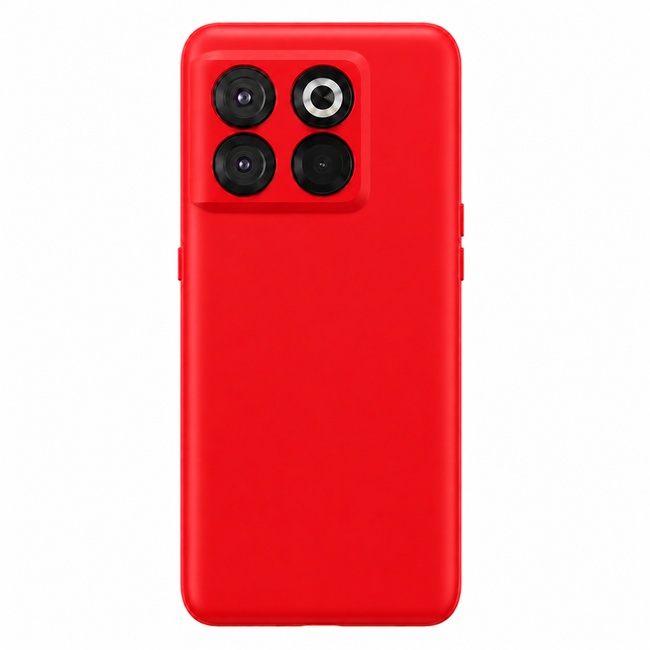 Μαλακή θήκη σιλικόνης για OnePlus 10T - κόκκινη