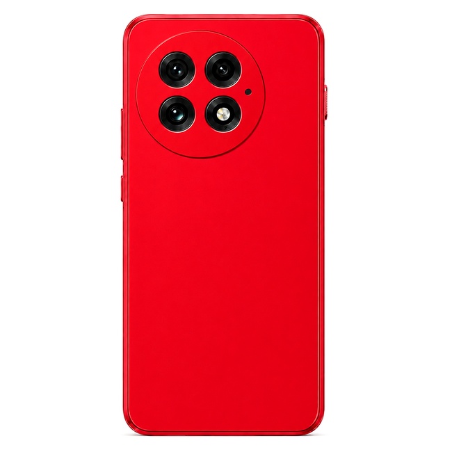 Μαλακή θήκη σιλικόνης για OnePlus 13 - κόκκινη