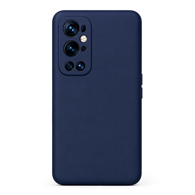 Μαλακή θήκη σιλικόνης για OnePlus 9 Pro - μπλε ναυτικό