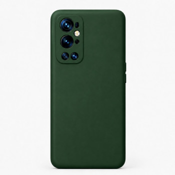 Soft Silicone Case for OnePlus 9 Pro - Dark Green