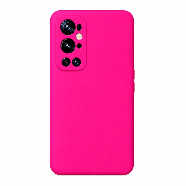 Μαλακή θήκη σιλικόνης για OnePlus 9 Pro - φούξια