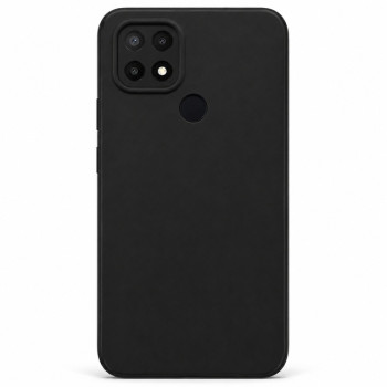 Soft Silicone Case for OPPO A15 - Black