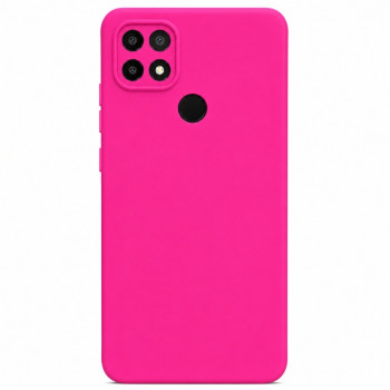 Soft Silicone Case for OPPO A15 - Fuchsia